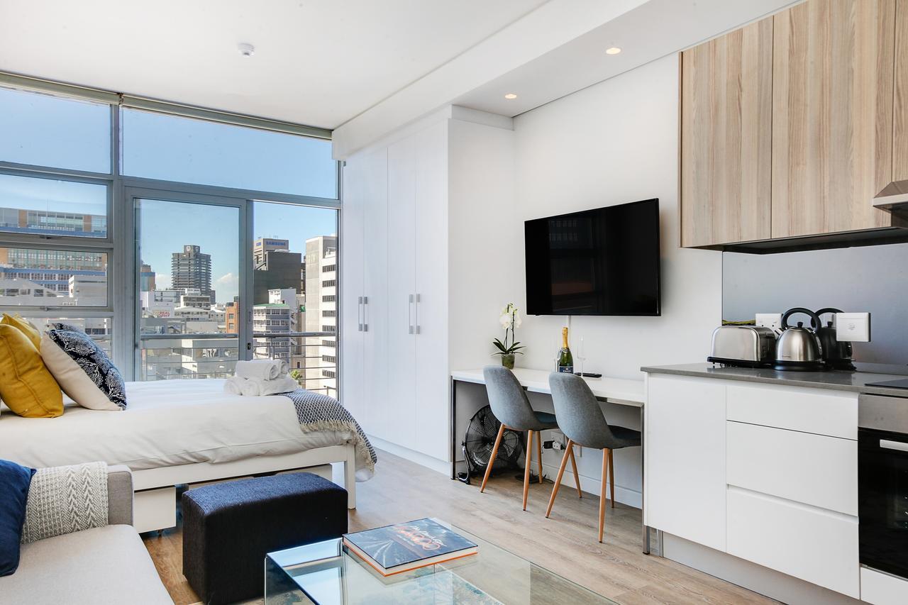 Backup-Powered Trendy Ny City Apartment At Table Mountain Kapstaden Eksteriør billede
